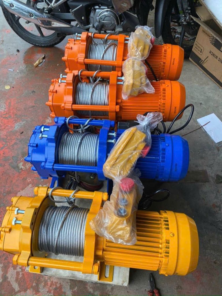 Các loại máy tời được sử dụng phổ biến trên thị trường hiện nay