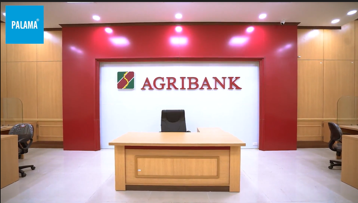 Thi công nội thất chuỗi ngân hàng Agribank tại Quảng Ninh