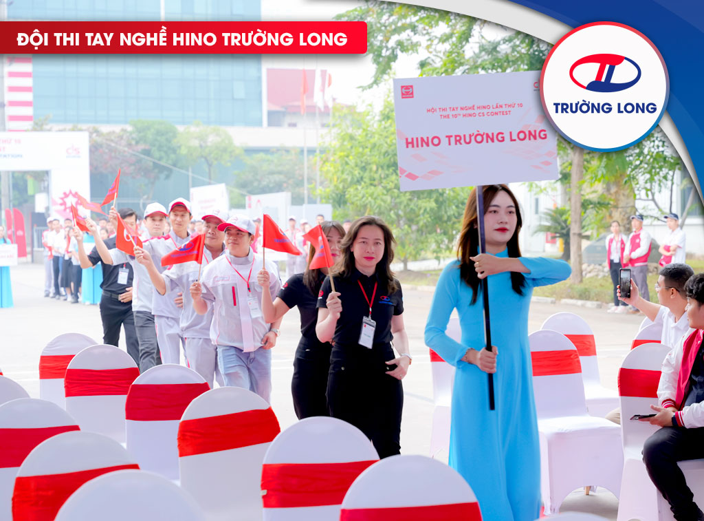 Đại lý Hino Trường Long dự Hội thi tay nghề Hino 2023 tại Hà Nội