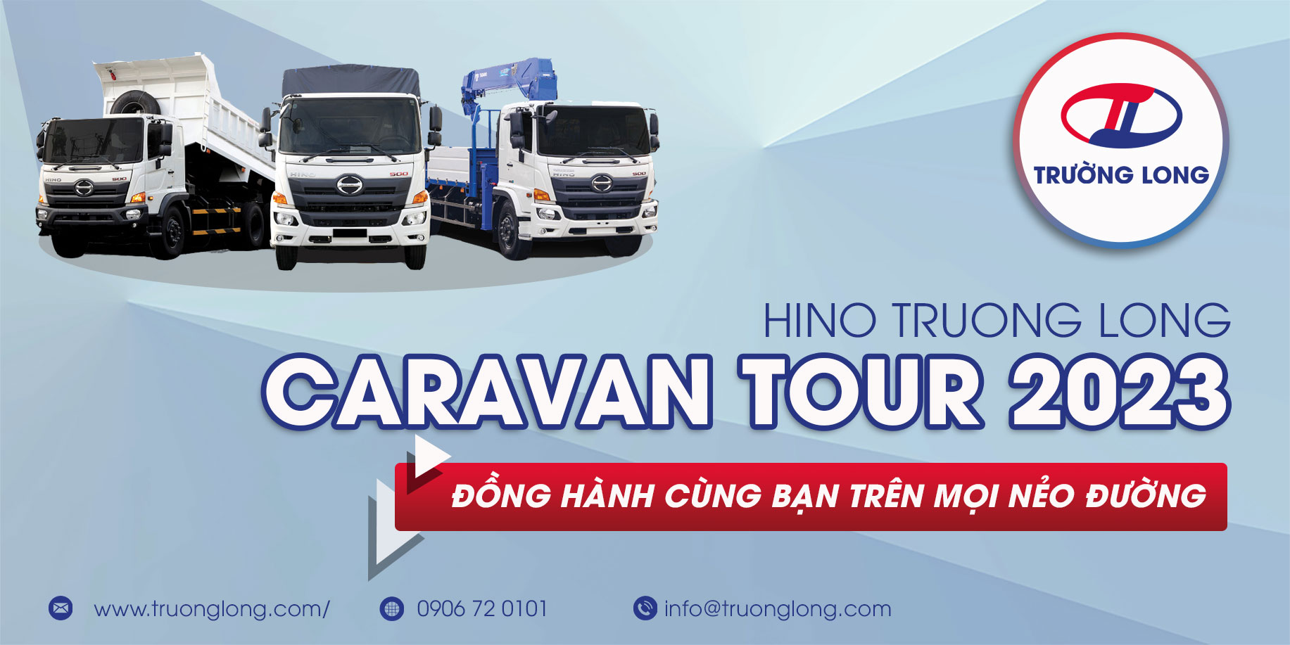 Hino Trường Long Caravan Tour 2023 Bảo dưỡng lưu động