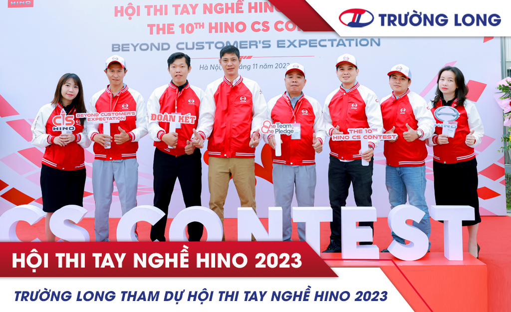 Trường Long tham dự Hội thi tay nghề Hino 2023 tại Hà Nội
