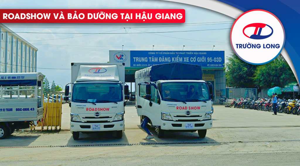 Roadshow xe tải Hino Trường Long 2023 tại Hậu Giang