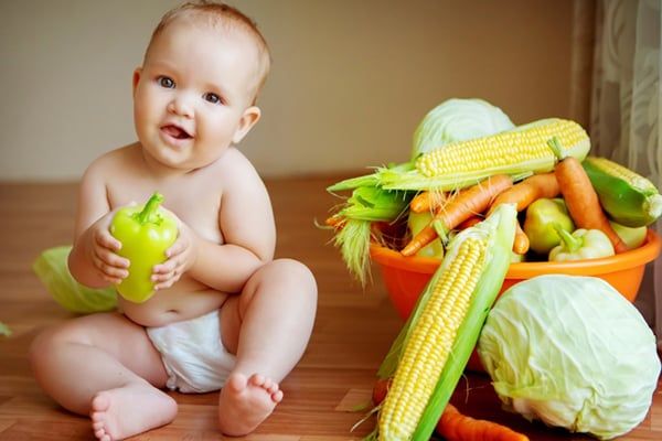 NHỮNG LOẠI RAU CỦ DÀNH CHO BÉ