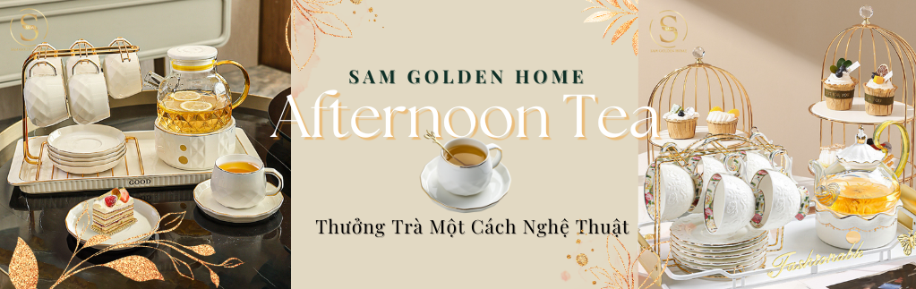 Trải Nghiệm Trà Chiều Thư Giãn Cùng Các Bộ Trà Đẹp Mắt và Phụ Kiện Sang Trọng
