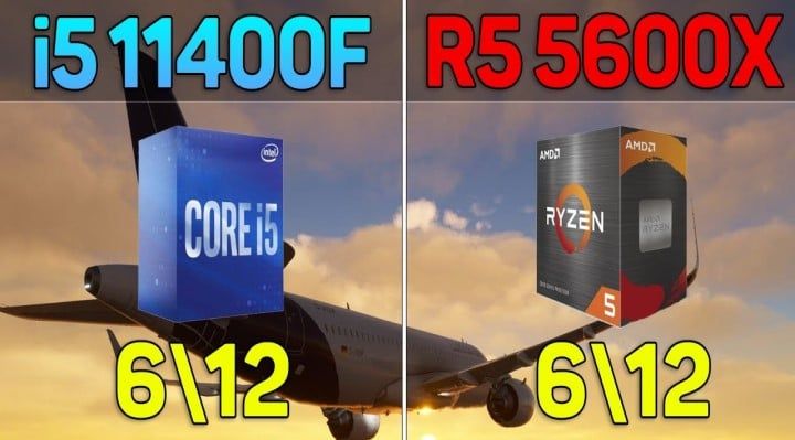 So sánh I5 11400F vs Ryzen 5 5600X - nên mua loại nào?