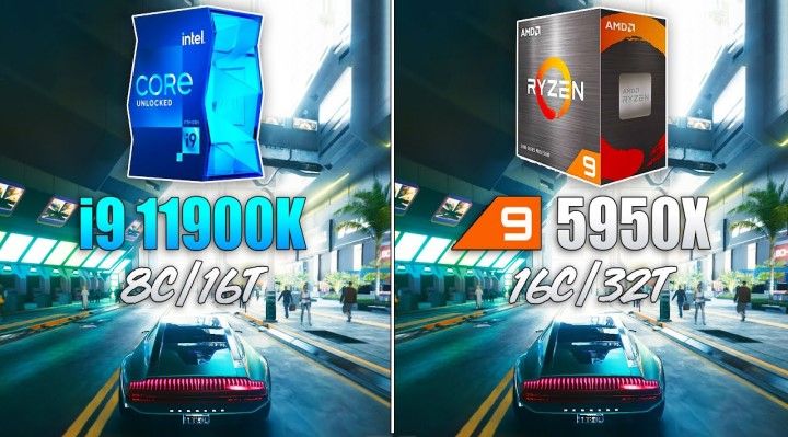 So sánh I9 11900k vs Ryzen 9 5950x - nên mua loại nào?