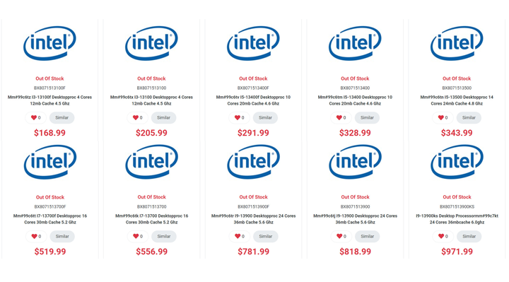 CPU Intel Core i9-13900KS sẽ có giá khoảng 720 USD,