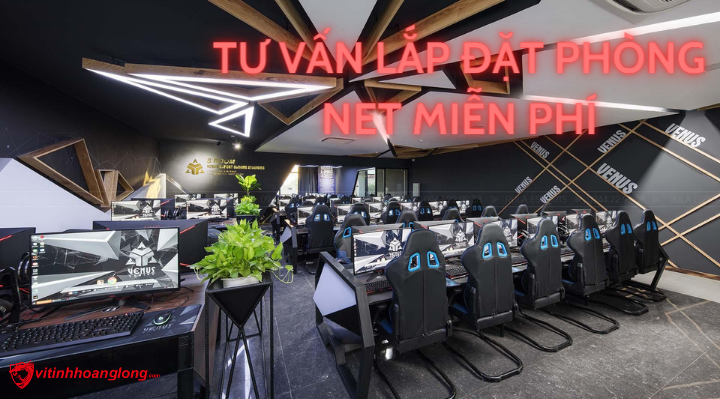 Hoàng Long tư vấn lắp đặt phòng net miễn phí