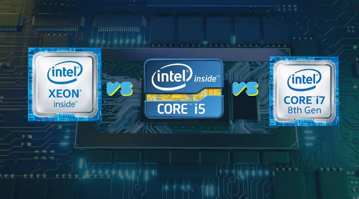 So sánh chip Xeon E3 vs i5 và core i7