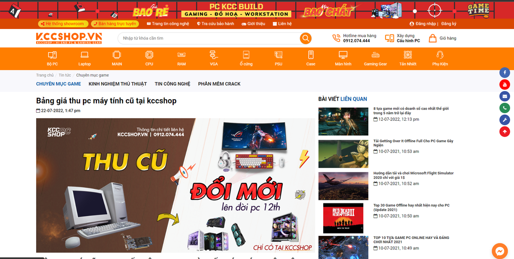 Doanh nghiệp phân phối linh kiện máy tính giá sỉ Tphcm