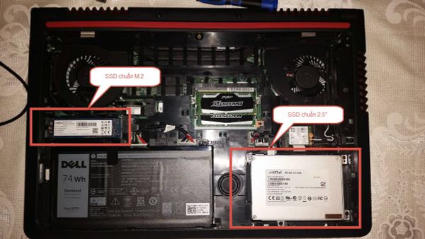 Ổ cứng SSD cho laptop dell