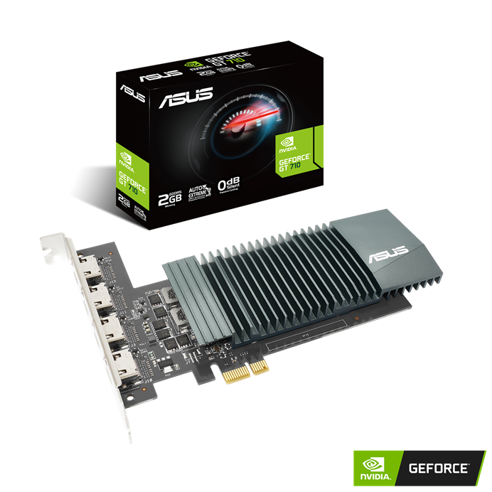 Card màn hình VGA Asus Geforce GT 710 4H Silent 2GB DDR5(GT710-4H-SL-2GD5