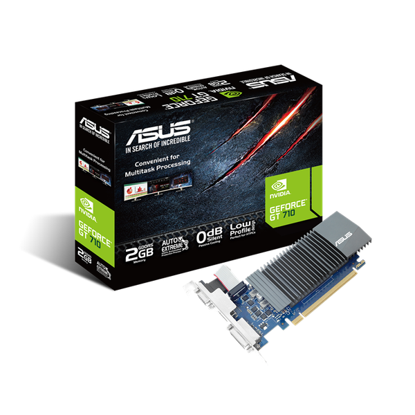 Card màn hình VGA Asus Geforce GT 710 Silent 2GB GDDR5