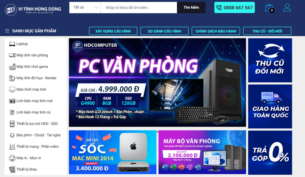 Doanh nghiệp phân phối linh kiện máy tính giá sỉ Tphcm