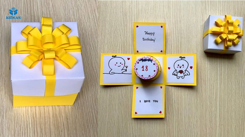 Hướng dẫn cách làm hộp quà từ giấy Carton