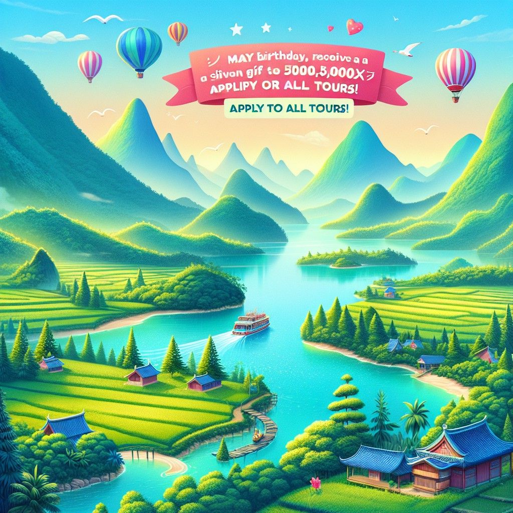 🎉 Sinh nhật tháng 5, nhận ngay quà tặng 500.000đ từ Tugo! Áp dụng tất cả tour! 🎁