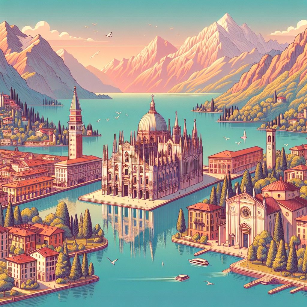 Khám phá những địa danh nổi bật tại Milan: Nhà thờ Duomo, Hồ Como và Bellagio
