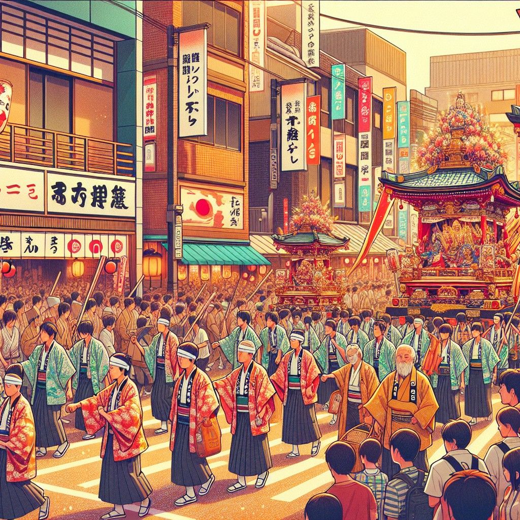 Lễ hội Sanja Matsuri – Một trải nghiệm văn hóa độc đáo tại Tokyo vào tháng 5