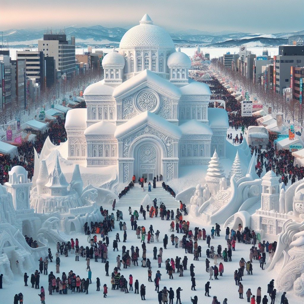 Lễ hội Sapporo Snow Festival – Sự kiện không thể bỏ lỡ vào đầu tháng 2
