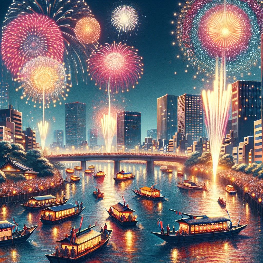 Lễ hội Pháo hoa Sông Sumida – Một Truyền Thống Tuyệt Vời của Tokyo