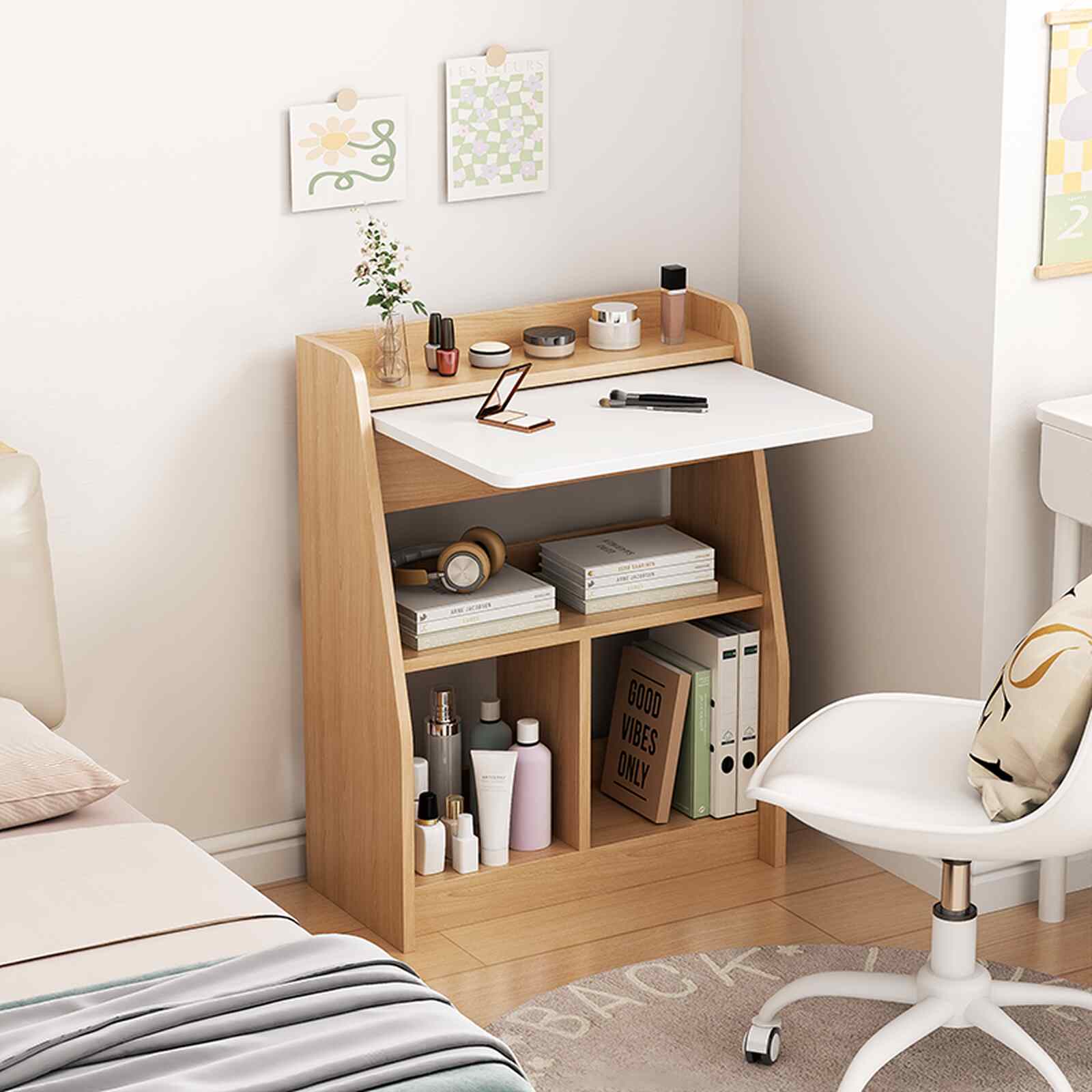 Bàn trang điểm gấp gọn đa năng