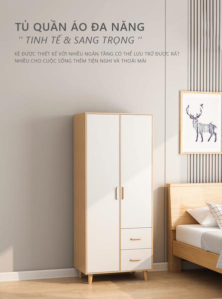tủ quần áo thông minh gỗ MDF