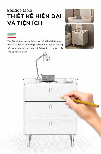 tủ đầu giường - Gp335