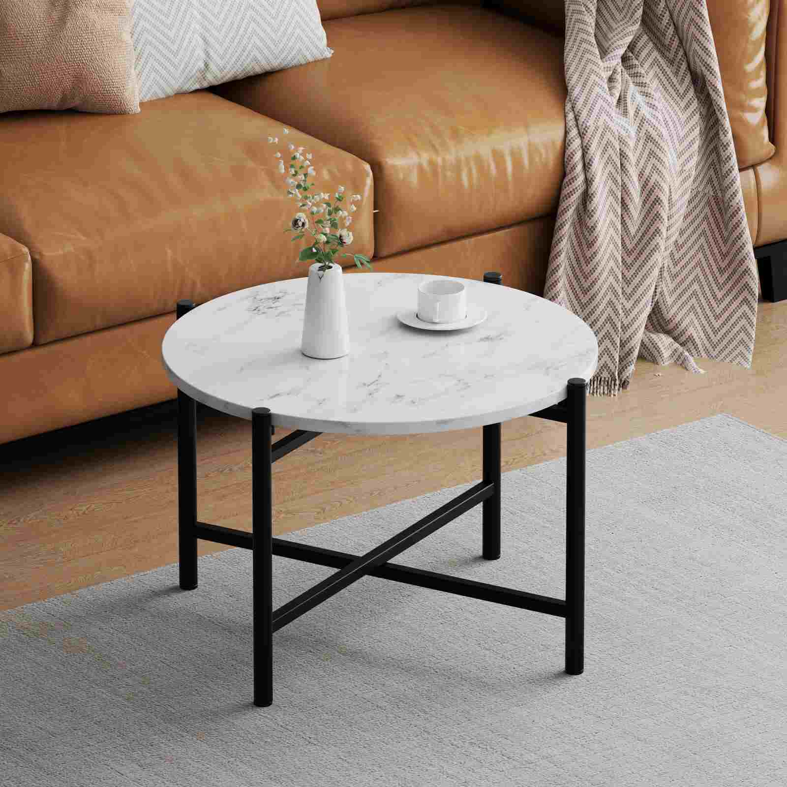 Bàn trà mặt đá cao cấp phong cách tối giản