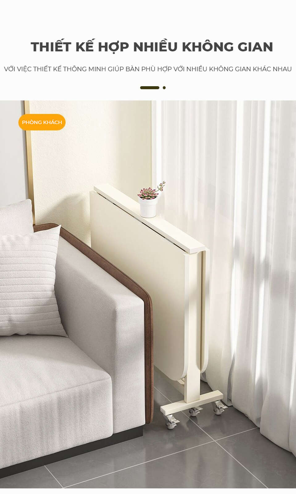 Bàn ăn thông minh gấp gọn GM194