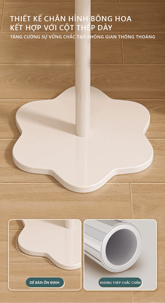 bàn trà hình cánh hoa