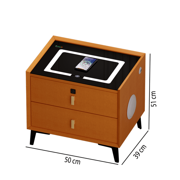 tab đầu giường bọc da