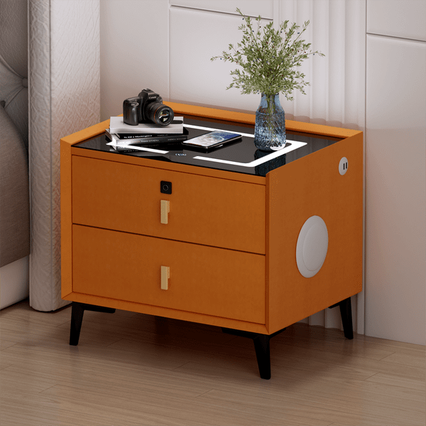 tab đầu giường bọc da