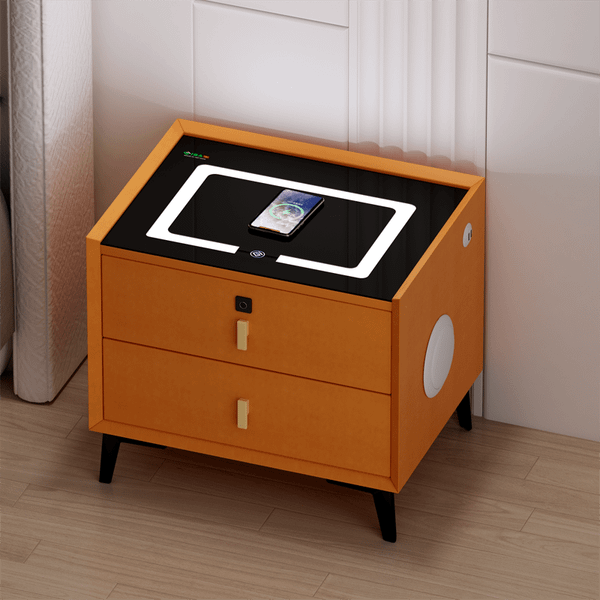 tab đầu giường bọc da