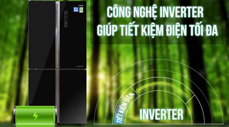 công nghệ tủ lạnh aqua 456l