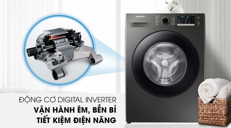 động cơ máy giặt samsung inverter giảm ồn êm ái