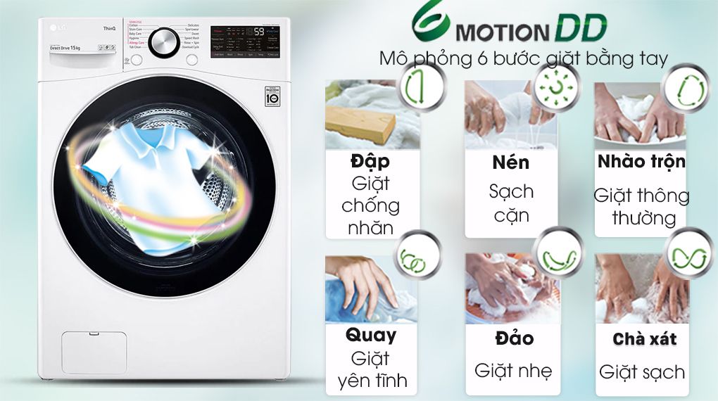 máy giặt LG chống soắn rối