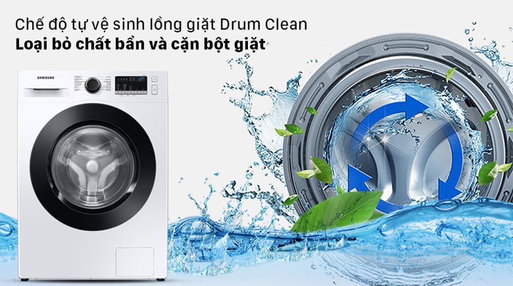 vệ sinh lồng giặt Máy Giặt Samsung Inverter 9.5kg WW95T4040CE/SV