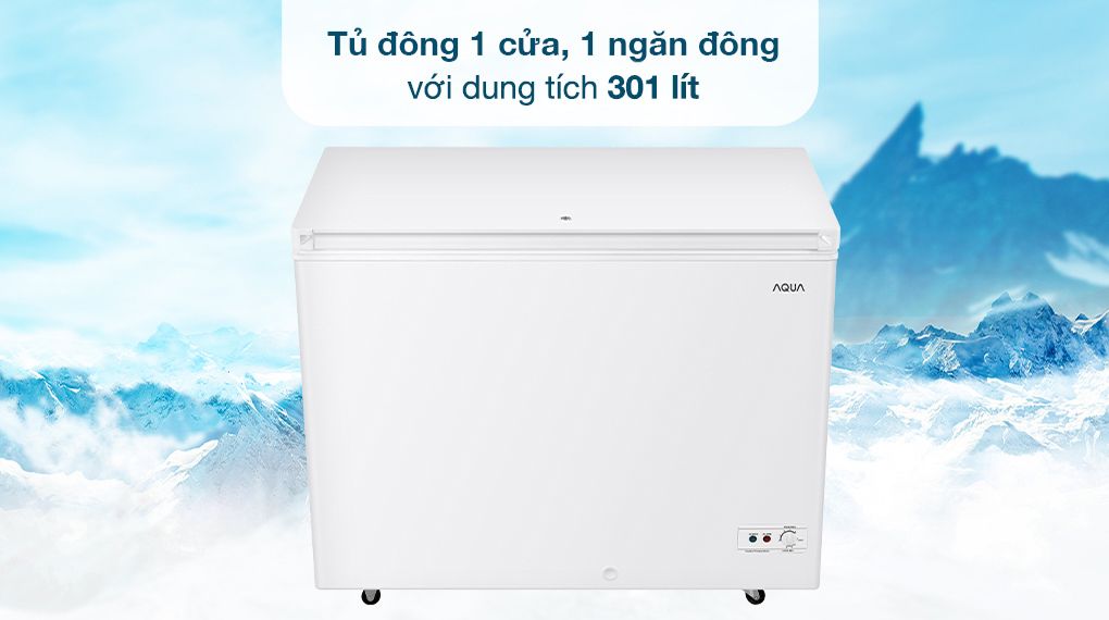 Tủ đông Aqua Inverter 301 lít AQF-C4001E