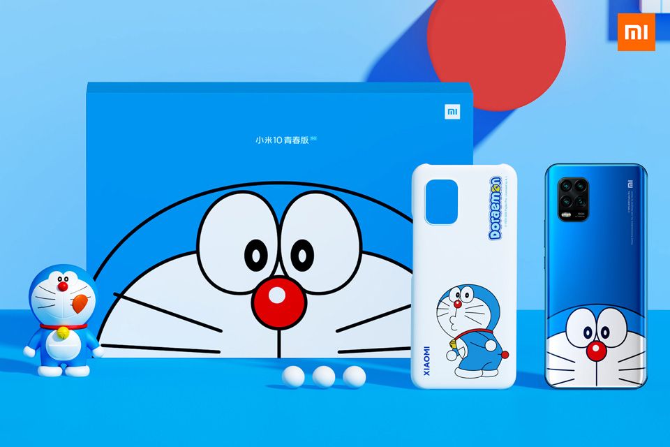 Xiaomi ra mắt điện thoại Mi 10 Youth Edition phiên bản Doraemon siêu đáng yêu