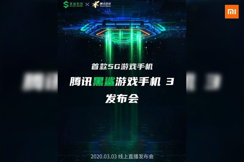 Black Shark 3 sẽ chính thức ra mắt ngày 3 tháng 3 sắp tới: Snapdragon 865, màn hình 120Hz, pin 5000 mAh, hỗ trợ sạc nhanh 65W