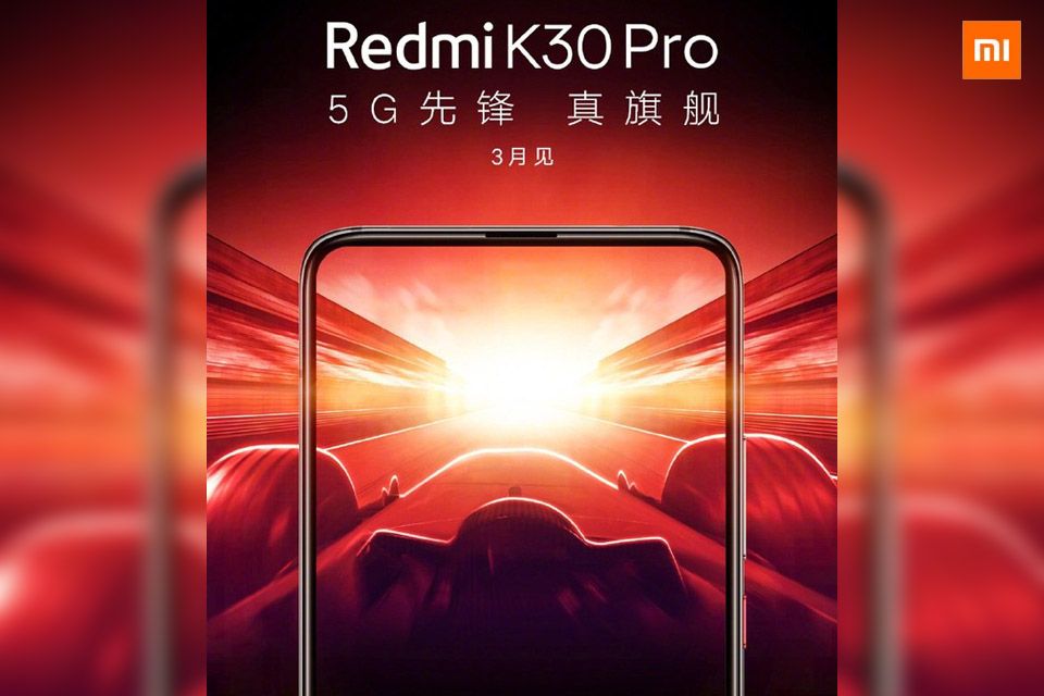 Redmi K30 Pro lộ diện với thiết kế camera thò thụt, Snapdragon 865, pin 4700 mAh cùng công nghệ sạc nhanh 33W