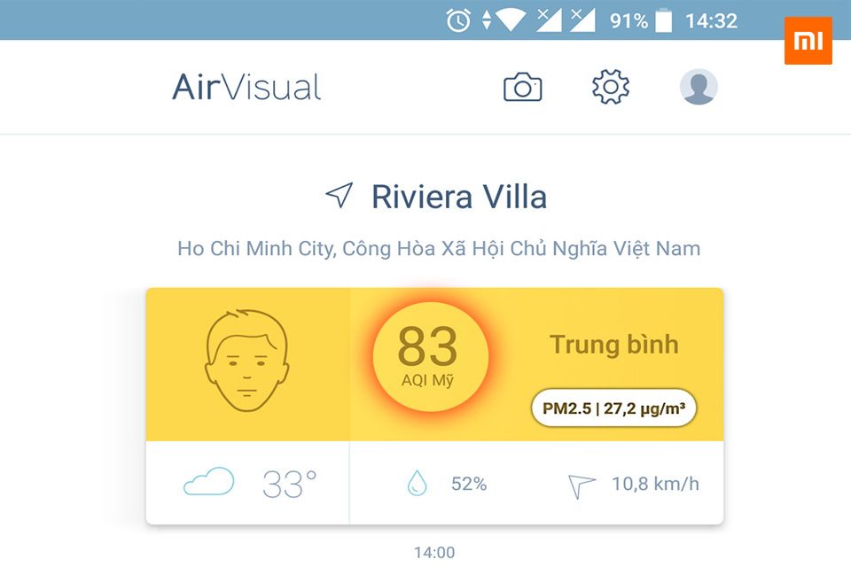 Ứng dụng kiểm tra mức độ ô nhiễm không khí không thể thiếu trên Smartphone của bạn