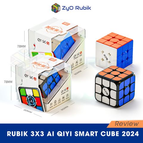 Review Rubik 3x3 AI Qiyi Smart Cube 2024