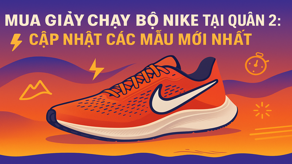 Mua giày chạy bộ Nike tại Quận 2: Cập nhật các mẫu mới nhất