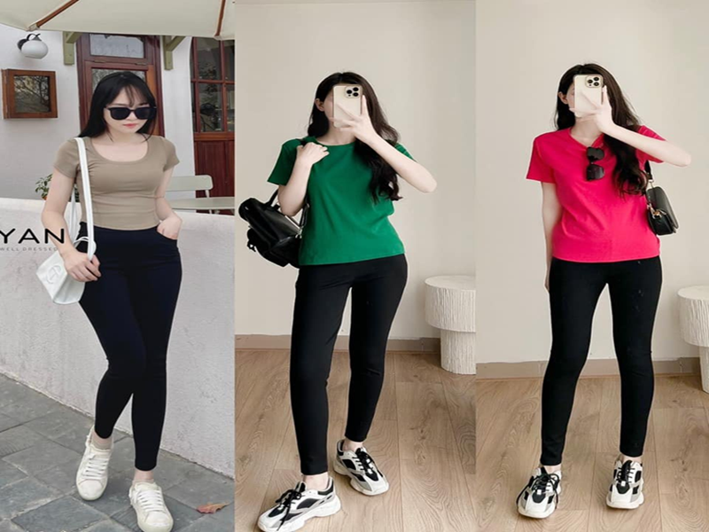 Quần legging chạy bộ nữ thoải mái tại TP.HCM