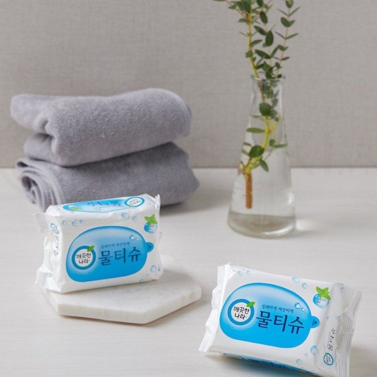 Kleannara Khăn ướt Peppermint Wet Tissue Cap - Hương bạc hà