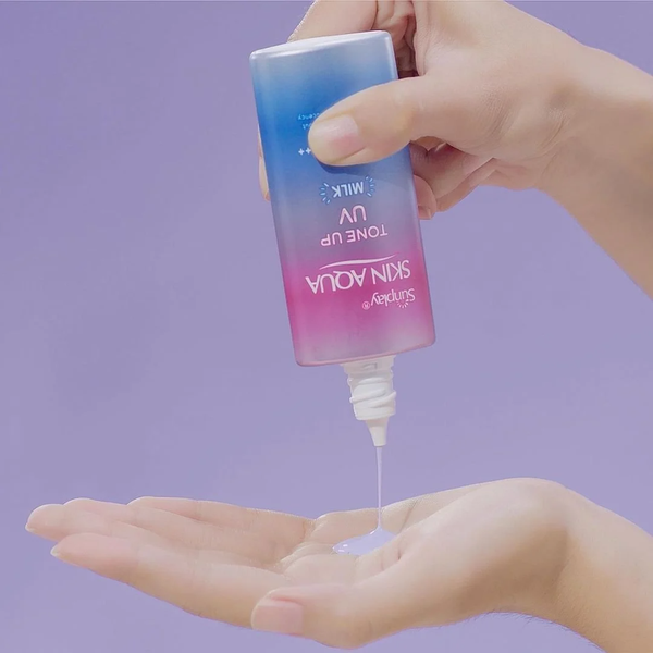 Sunplay Sữa chống nắng Skin Aqua Tone Up UV Milk Lavender SPF50+/PA++++ 50g