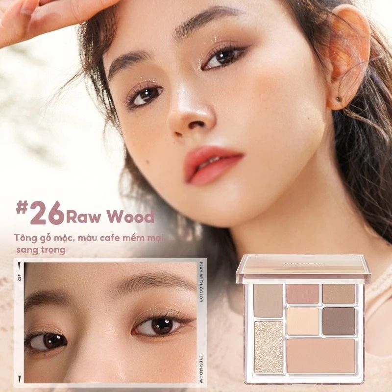 Judydoll Bảng phấn mắt All-In-One Palette For Your Full Face (7 ô)