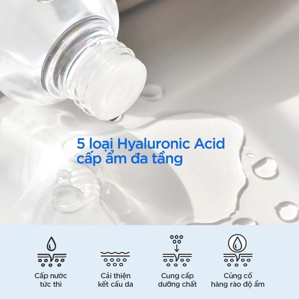 Isntree Nước Hoa Hồng Hyaluronic Acid Toner 200ml