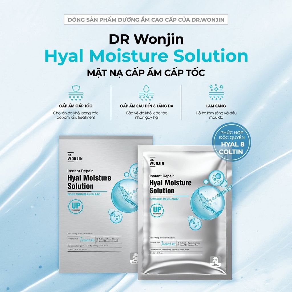 Dr.Wonjin Mặt nạ Instant Repair Hyal Moisture